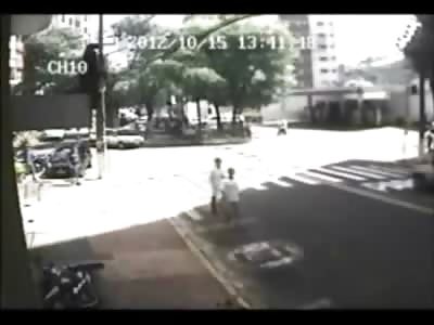 INSTANT KARMA: Two Thieves Ran over Trying to Escape