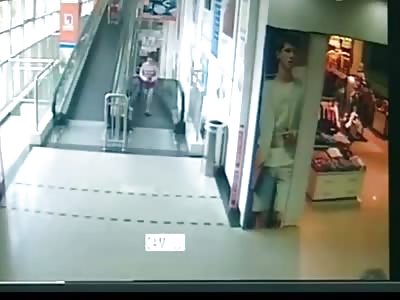 60 Year Old Woman is Tragically Killed WHile Shopping in a Supermarket When Maintenance Cart Struck Her on an Escalator