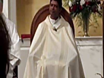 WTMF: Priest Caught Jerking off Under Robe During Mass