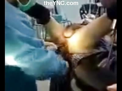 Doctor Removes a Giant Dildo from Mans Ass....Gross