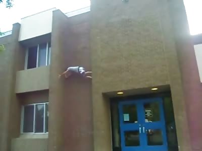 This is Why Grown Men shouldn't Climb on Buildings 