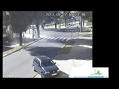 Speeding Driver Brutally Hits Kid on a Bike and Keeps Driving Like Nothing Happened