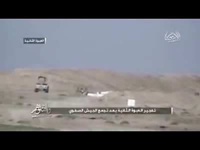 Another IED Blows a Truck to Smithereens 