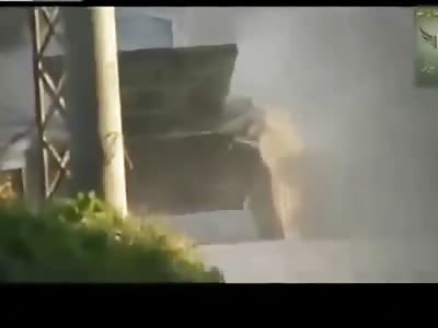 FSA Defeat Syrian Tank with Some Serious Fire Power