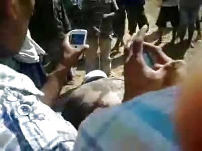 BRUTAL: Robbers are Tied up, Dragged and Lynched