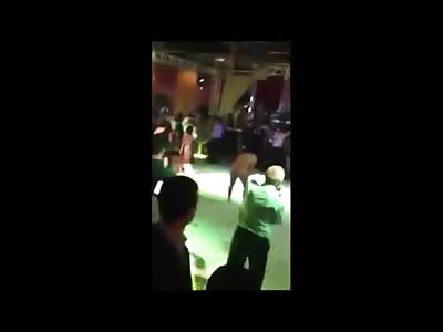 Kid has some sort of a Breakdown and gets Naked at his Senior Prom (2 Different Cell Phone Footage)