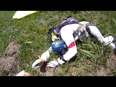 Man Falls to Earth from Skydiving ... hits Ground Tremendously Hard (Accident & Aftermath)