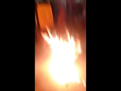 Fire Spitting goes Horribly Wrong for Complete Idiot