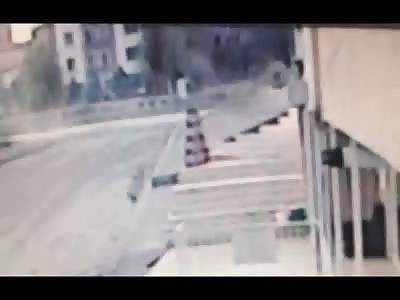 Two Pedestrians on a Sidewalk is Fatally Hit in Turkey by out of Control Car