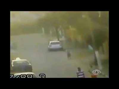CCTV Capture 2 Men Firing into a Group in this Brazen Daylight Murder