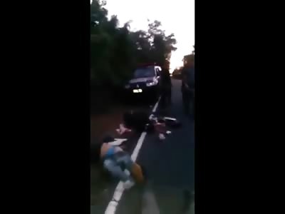 Thug Shot in Brutal Police Shootout Vomits in the Street and Gets No Help from Anyone