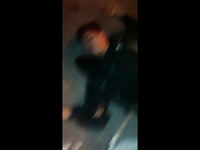 Man Accused of Thievery gets some Justice in the Street, Knocked Out and Dragged a Few Feet