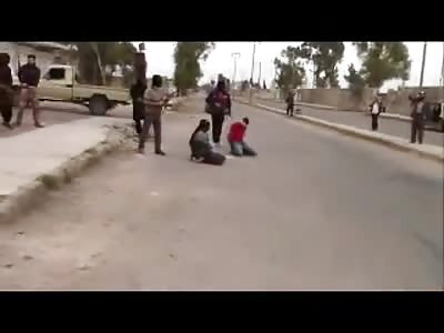Double Machine Gun Execution on the Street During the Day