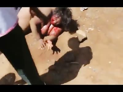 Fat Naked and Helpless Woman is Stoned and Lynched by Angry Crowd