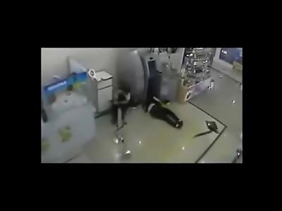 2 Guards Emptying ATM Machine are Killed Ambush Style in Store in Front of Customers 