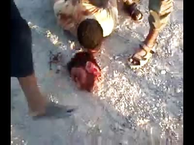 Bad Way to Die..Man Forced to Look at his Friends Severed Head before He is Beheaded by ISIS (New Beheading)
