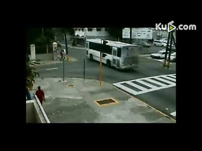Pedestrian Crushed by a Truck in Horrific Accident