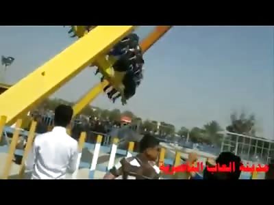 Horrific Amusement Park Accident .. You Won't Believe what this Moron Does