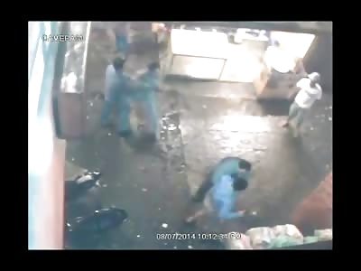 Police Officer gets Up and Executes 2 Men who Were Fighting Him outside of a Bar..He Comes Back to Finish the Job