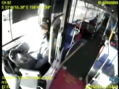 Bus Driver Takes a Hit from a Drug Pipe, Loses Control of the Bus and Plows into a House