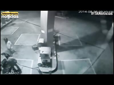 Gas Station Employee is Stabbed in the Back of the Neck for Absolutely No Reason