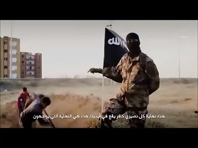 New ISIS Video Shows Syrian Soldiers Digging Their Own Graves Before Being Executed by Hand Gun