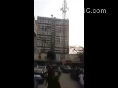 Man Jumps Head First to his Death From Extremely Tall Tower
