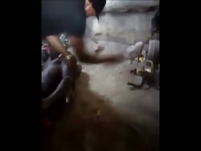 Man is Beaten and Stabbed Bloody in Absolutely Horrific and Brutal Torture