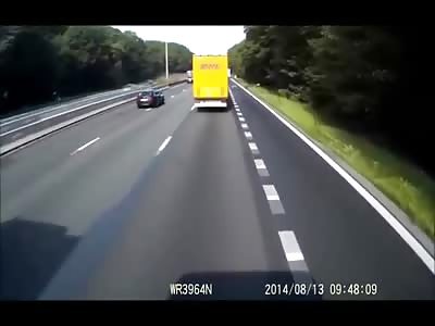 Driver makes a Mistake He Will Never Forget in Brutal Accident Caught on Dash Cam