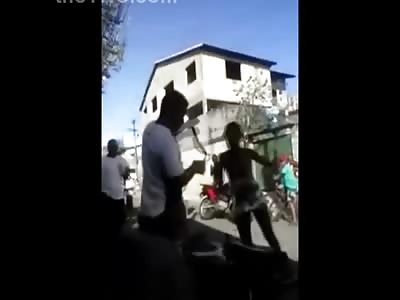 Man Beats Woman After She Attacks Him