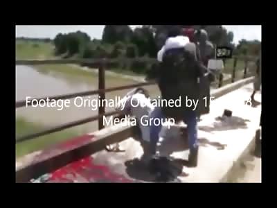 Shocking New Video Surfaces of Men being Executed and Thrown from a Bridge by Boko Haram