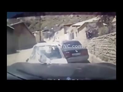 BAD Accident: Young Boy Crushed to Death caught on Dash cam 