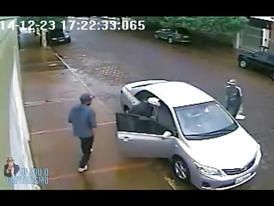 Sad Video shows Man Shot in the Face and Killed Instantly during Car Jacking 