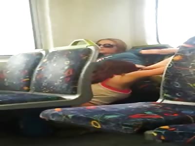 Girls Have Sex in Public Metro