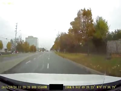 Moronic Dump Truck Driver Forgets Something Important