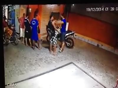 Somewhere in Brazil...  Man kills childhood friend because of bike scratch 