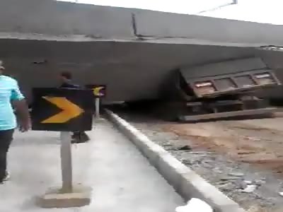 Today, viaduct collapses in Belo Horizonte