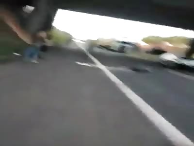 TODAY IN SÃƒO PAULO MAN JUMPS an overpass AFTER DISCOVERING A CANCER