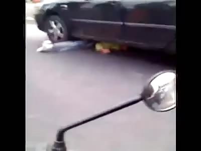 Thief bike is hit by victim 