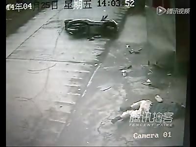 Man standing on the sidewalk is brutally killed by drunk driver