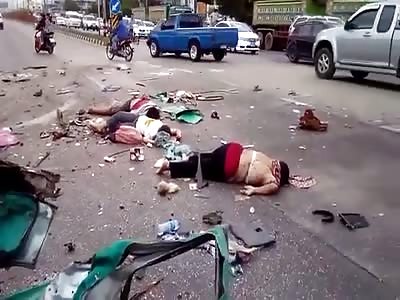  Terrible Crash Leaves Many Dead in Thailand