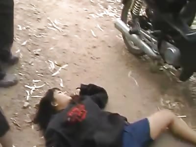 Female Drug Dealer Shot in Thailand!