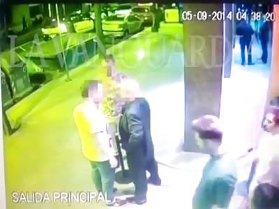 Man in Business Suit Delivers Brutal KO