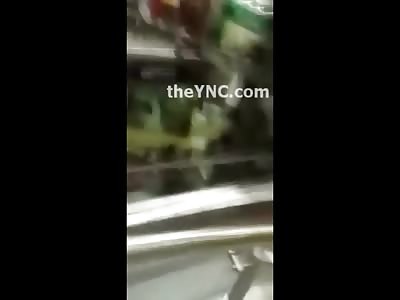 Distraught Woman Records a Suicide in Shopping Mall (Bad Camera Work) 