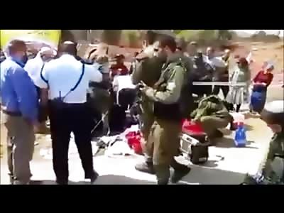 Israeli man throws pork meat on islamic terrorist while paramedics try to save him