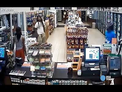 Tough Guy Thugs Beat Up a Store Clerk over a Cigar (Florida) 