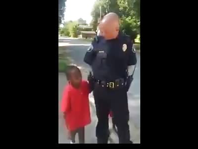 Little Black Kids Arrest White Police Officer