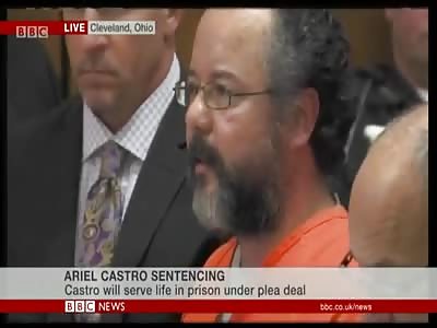 PSYCHO Ariel Castro Plays the Victim at His Sentencing and Says to Look at Youtube Videos of his Victims to Prove Hes no Monster