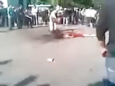 2 Rapists Set on Fire in Uzbekizstan