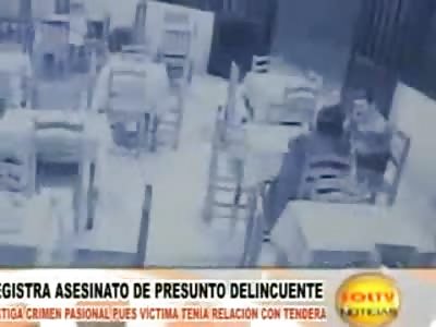 Man is Assassinated in Front of His Wife While Wating for His Food at Restaurant
